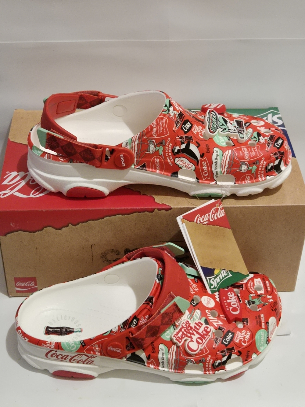 Crocs Men's Size 8/Womens Size 10‎ Limited Edition Coca-Cola With Box